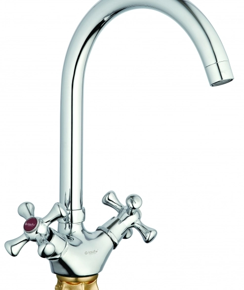 Смеситель в/м Glauf QTZ4-A827/KLA-027/827 1/2 кер. 516874