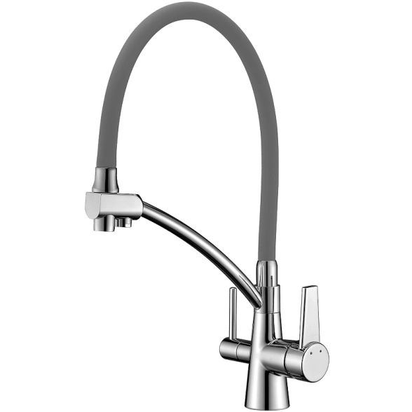 Смеситель в/м Lemark Комфорт LM3071C-Grey 35k