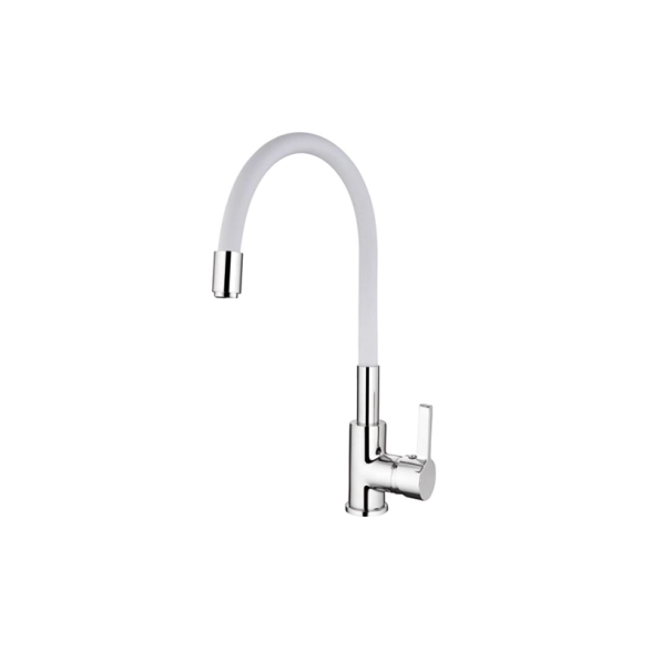 Смеситель в/м Ledeme 4898-3L 35k сил/изл. белый+хром