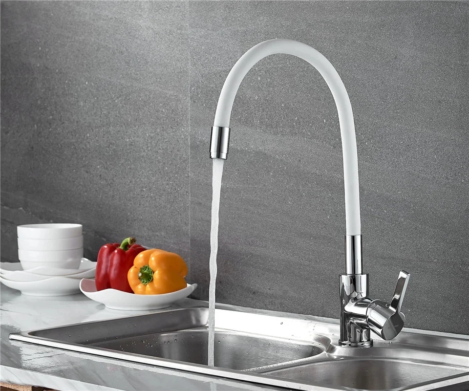 Смеситель в/м Ledeme 4898-3L 35k сил/изл. белый+хром-image-2