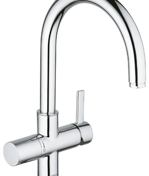 Смеситель в/м Гроэ (Grohe) БЛЮ с функцией фильтрации, без фильтра в комплекте, хром (33251000)