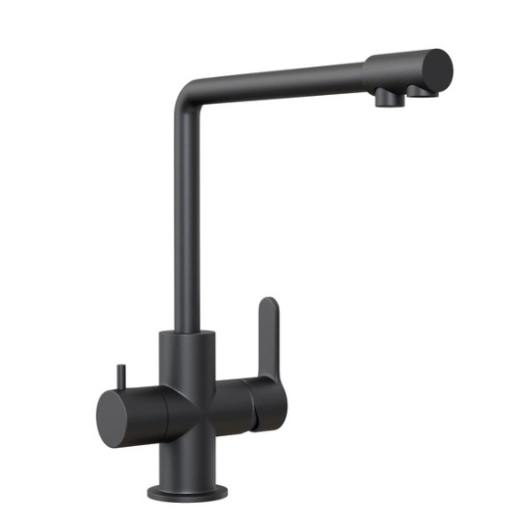 Смеситель д/м Mixline MLSS-03201 35k черн подкл к фильт