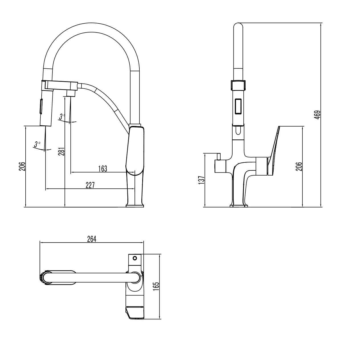 Смеситель в/м Lemark Bronx LM3761GM-image-4