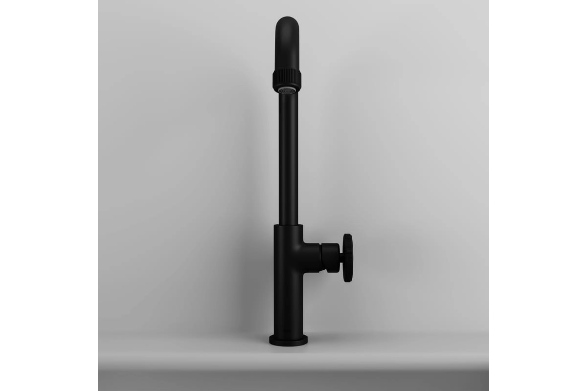 Смеситель для мойки IDDIS Grange GRABL00i05 высокий излив черный-image-2