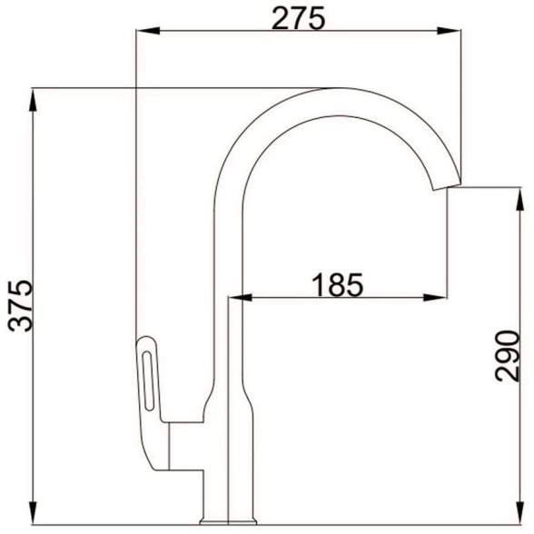 Смеситель в/м Haiba HB70825-5 Мат.золото-image-3