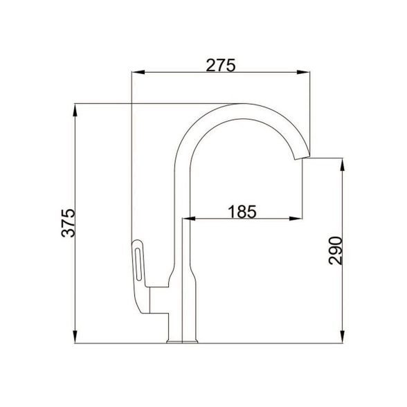 Смеситель в/м Haiba HB70825-8 Белый-image-1