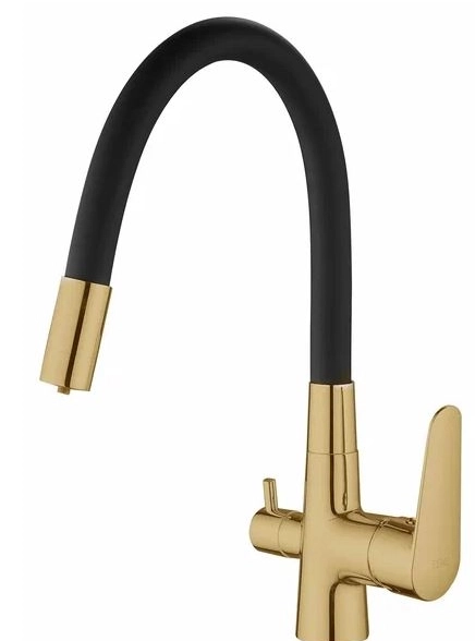 Смеситель д/м Esko Coral Gold CL03GB черный