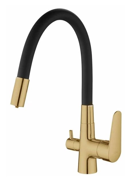 Смеситель д/м Esko Coral Gold CL03GB черный