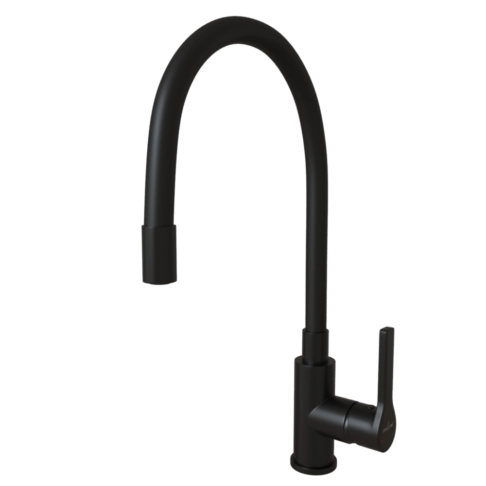 Смеситель в/м MIXLINE Round Black ML23-097 черный