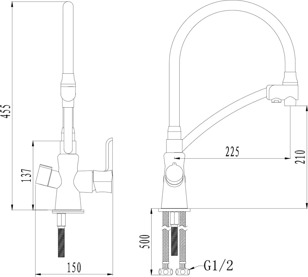 Смеситель для мойки Lemark Комфорт LM3070C-White-image-1
