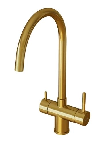 Смеситель д/м Mixline MLSS-0326G золото