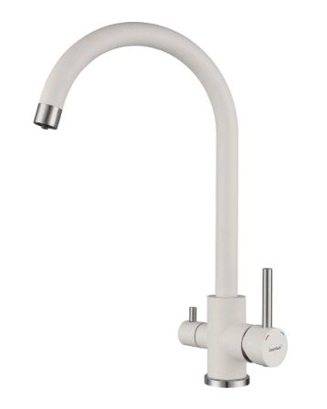 Смеситель в/м Granfest Quarz Z-5420 белый