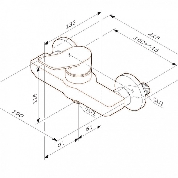 Смеситель для душа Am.Pm X-Joy F85A20022 черный-image-7