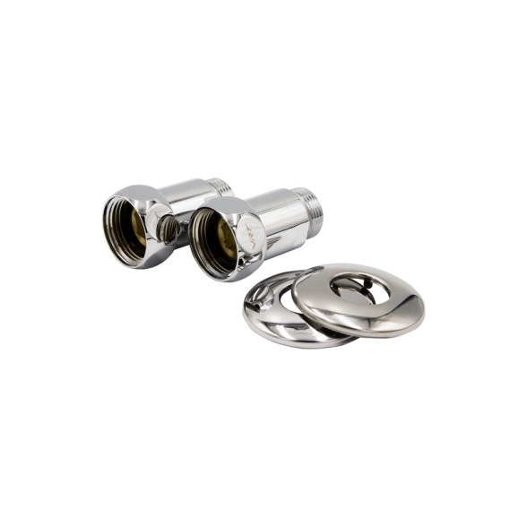 Соединение прям.д/ПС 1"х3/4"г/ш хром(2шт) с отражателем