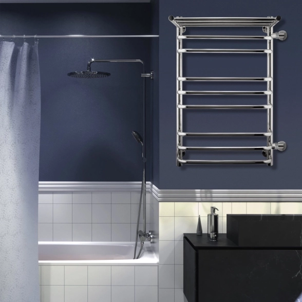 Пол/сушитель INDIGO Brace 80x50 с/п 1" бок.подкл.П к-2 полир.-image-2