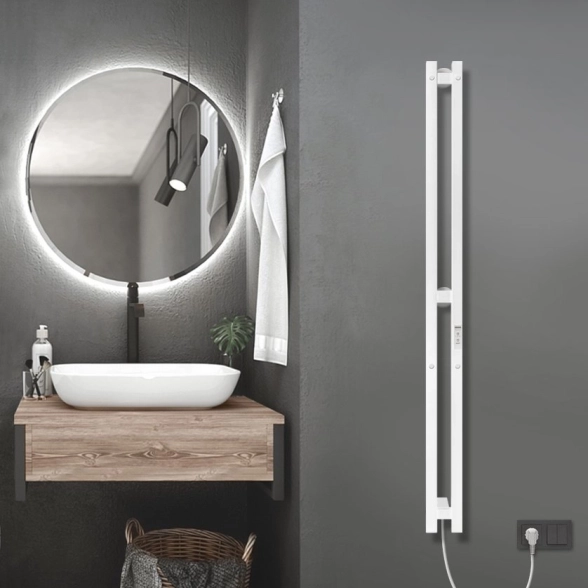 Полотенцесушитель электрический Style Pro 120x10 скрытый монтаж R/L-image-1