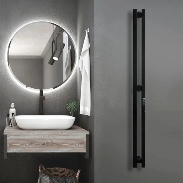 Полотенцесушитель электрический Style Pro 120x10 скрытый монтаж R/L-image-1