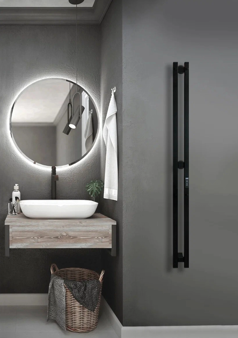 Полотенцесушитель электрический Style Pro 120x10 скрытый монтаж R/L-image-1