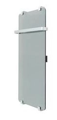 Полотенцесушитель электрический Allen Brau Infinity 140x44 с рейлингом 2.0 и креплением серебро браш
