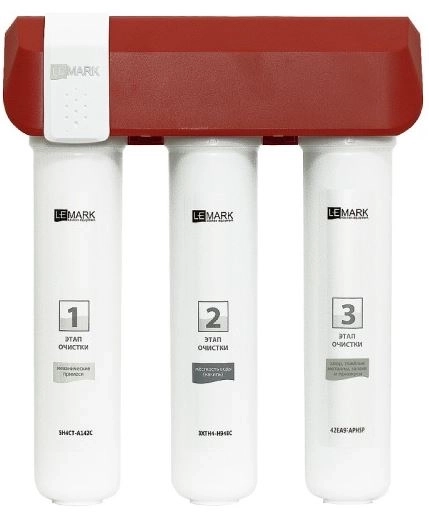 Фильтр под мойку Lemark Optima 3х ст. быстросъем. б/крана