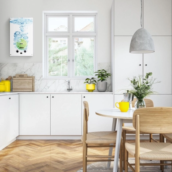 Колонка газовая Zanussi GWH 10 Fonte Glass Lime-image-6
