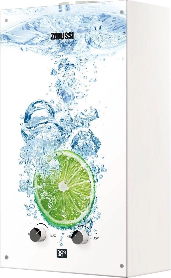 Колонка газовая Zanussi GWH 10 Fonte Glass Lime