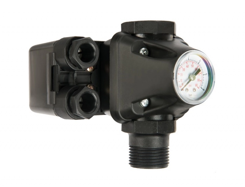 Реле давления Unipump РМ/5-3W 1" c манометром