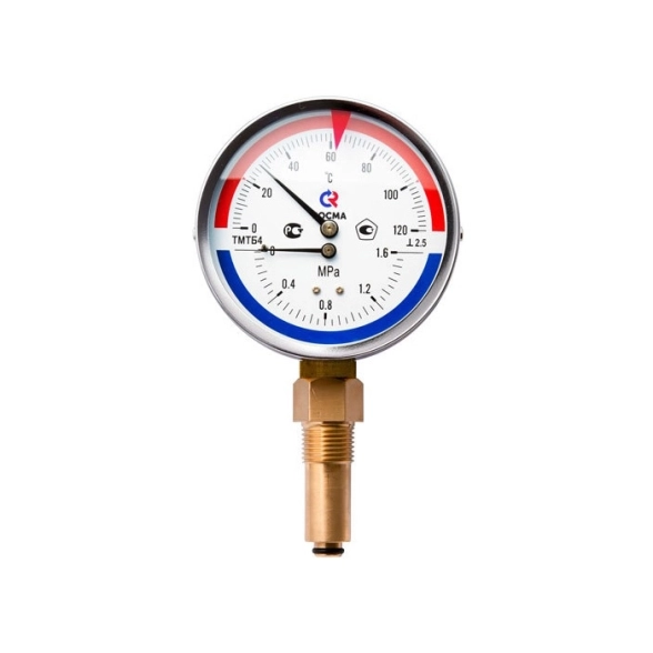 Термоманометр РОСМА ТМТБ-31Р 1 80х1/2 150С шток 46мм