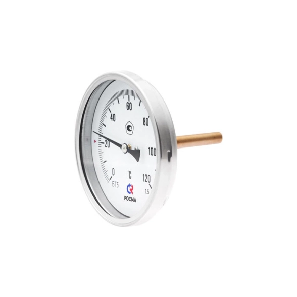 Термометр РОСМА БТ-51 100х1/2 160С шток 64мм
