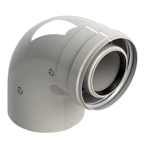 Колено для конденсац.котлов Royal Thermo d60/100L MF 90гр