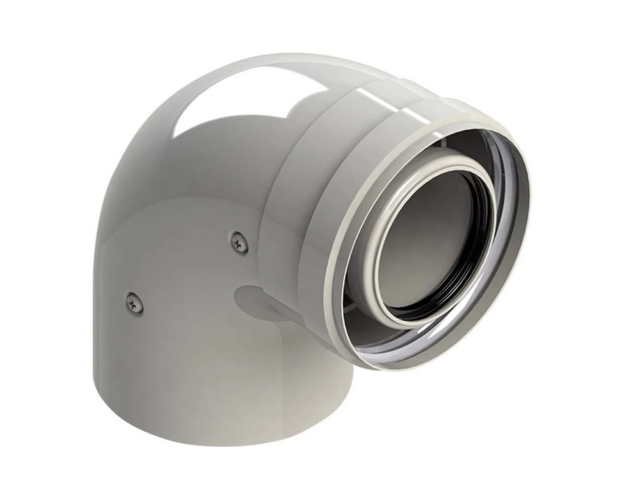 Колено для конденсац.котлов Royal Thermo d60/100L MF 90гр
