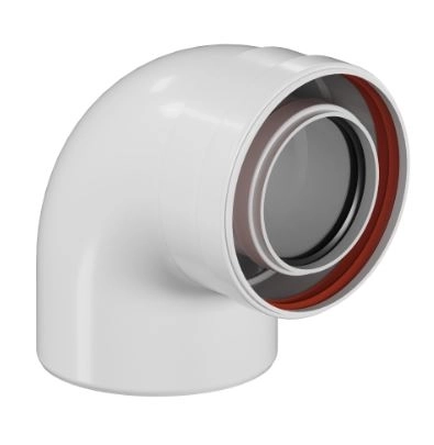 Колено для конденс.котлов Royal Thermo d80/125L MF 90гр