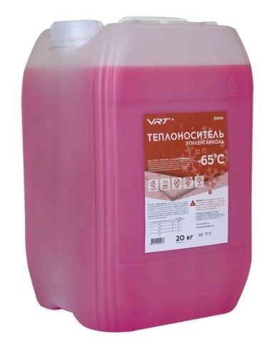Теплоноситель VRT VR.E.G.20.65 20кг этиленгликоль розовый