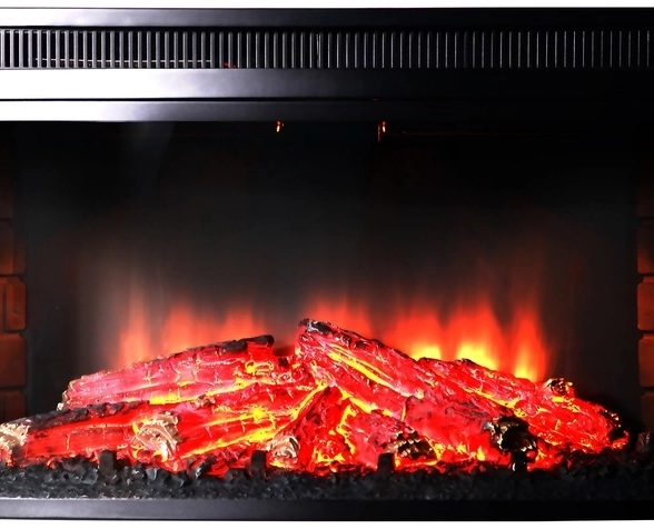 Камин электрический Interflame Giant ЕС с очагом Panoramic-33 IF-EF02 LED F/X Quartz бежевый-image-3
