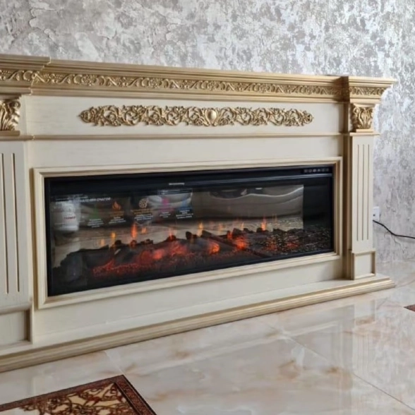 Камин эл. ЕЛИЗАВЕТА + FREESPACE 40 бел. с з/п