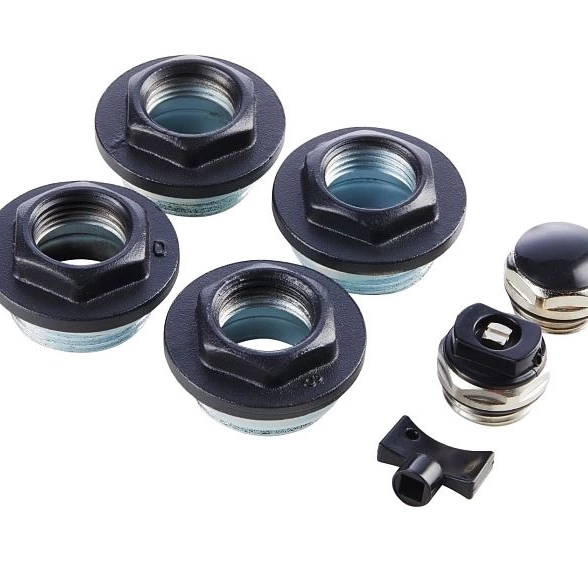 Набор присоединит. Royal Thermo 1/2" black