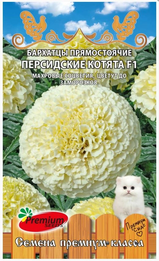 Бархатцы Персидские котята F1 Премиум Сидс Ц
