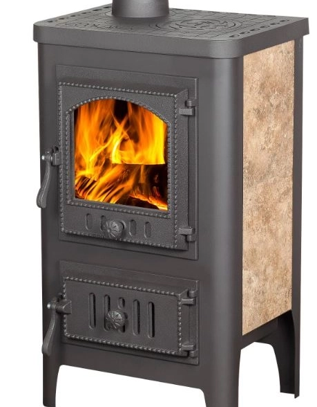 Печь-камин Бавария ОПТИМА с плитой