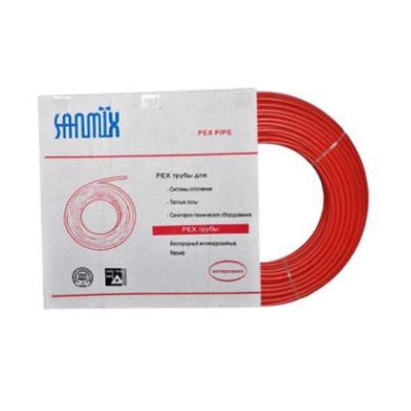 Труба PE-Xb Sanmix ПЭ 20*2.0мм PN12.5 красная