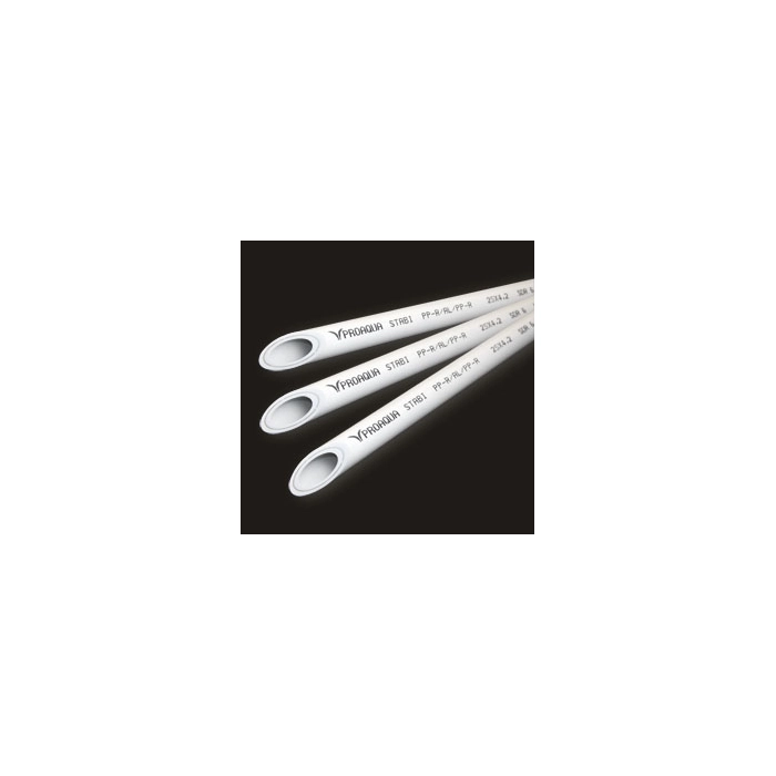Труба PP-R арм.Дн32*5,4 PN25 SRD6 PRO AQUA белый PA39012