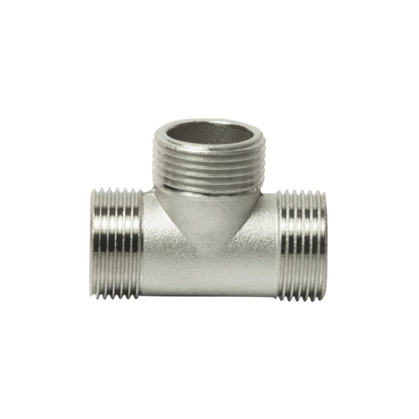 Тройник 3/4" нар/нар/нар VRT никель-image-1