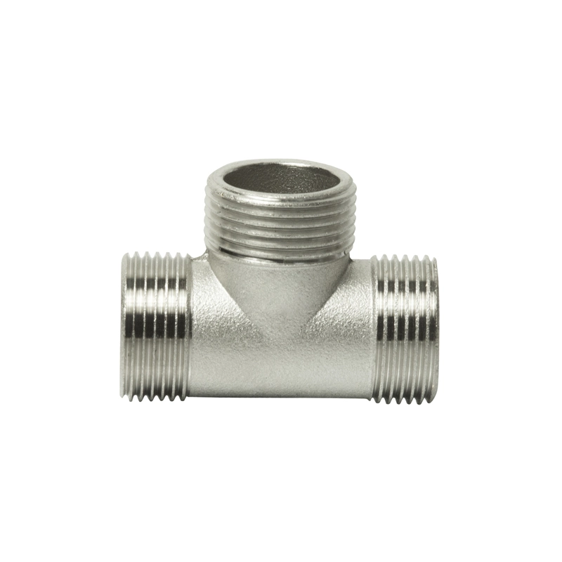 Тройник 3/4" нар/нар/нар VRT никель-image-1