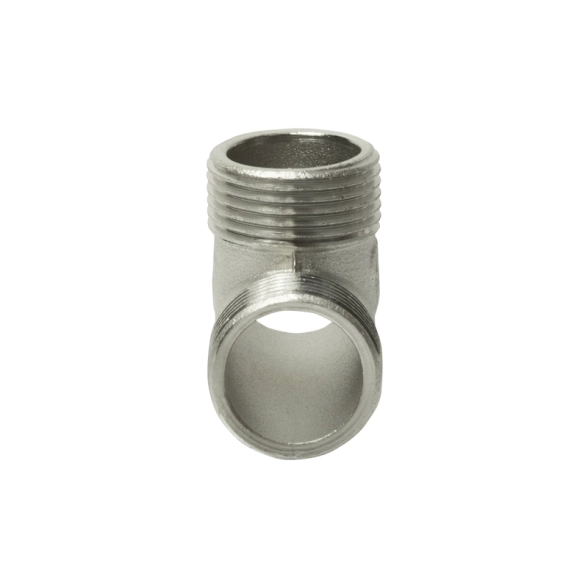 Тройник 3/4" нар/нар/нар VRT никель-image-3