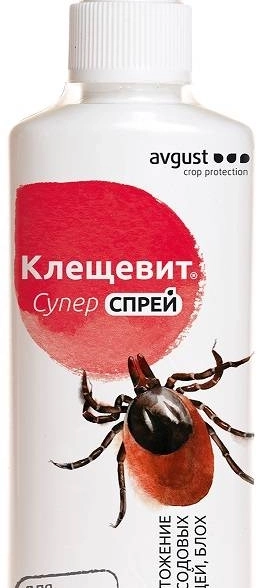 Инсектицид Август Клещевит Супер д/одежды иксодовых клещей 100мл