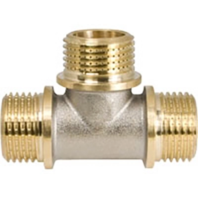 Тройник 1/2" нар/нар/нар VRT никель