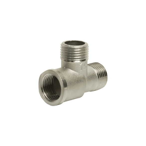Тройник 1/2" вн/нар/нар VRT никель