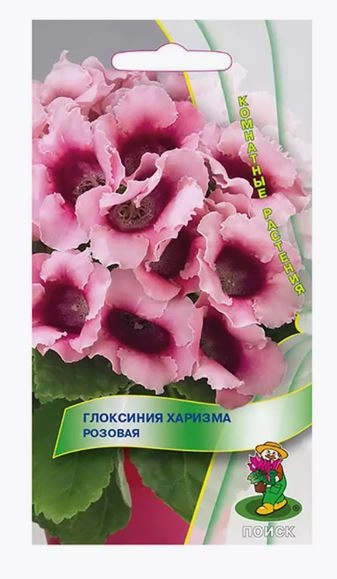Глоксиния Харизма Розовая (ЦВ) ("К) 5шт.