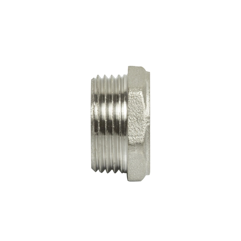 Заглушка 1/2" нар с контр отв VRT никель-image-1