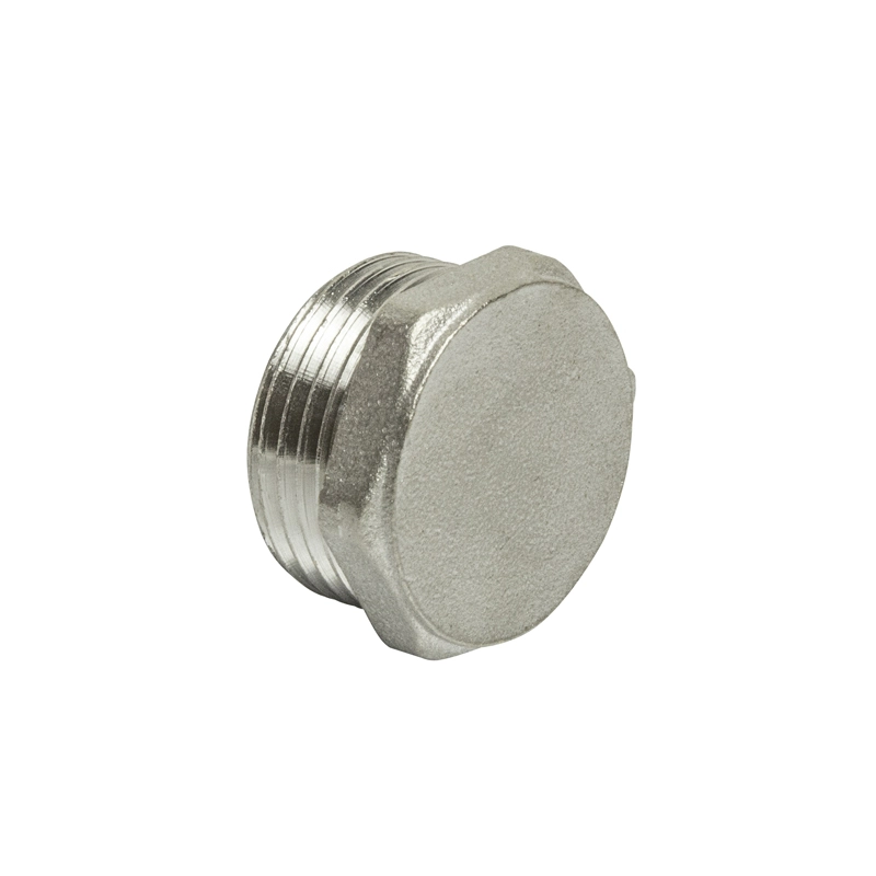 Заглушка 1/2" нар с контр отв VRT никель-image-2