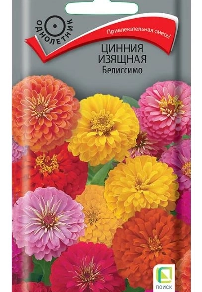 Цинния изящная Белиссимо (ЦВ) ("1) 0,4гр.